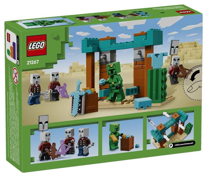 LEGO Minecraft Patrulla del Desierto de los Maldeanos 21267 LEGO Minecraft Patrulla del Desierto de los Maldeanos 21267