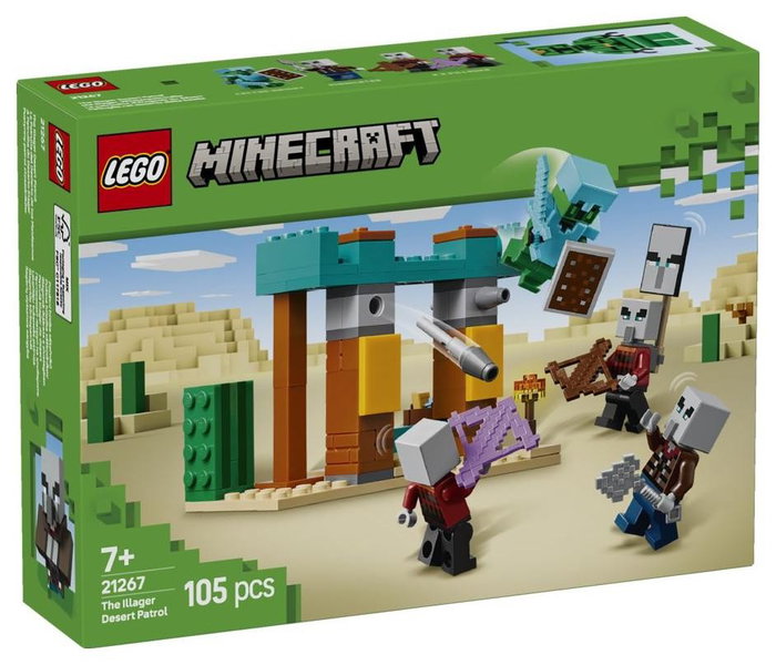 LEGO Minecraft Patrulla del Desierto de los Maldeanos 21267 LEGO Minecraft Patrulla del Desierto de los Maldeanos 21267