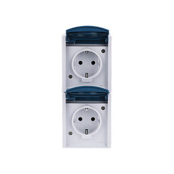 BUSCH-JAEGER 2084-0-0701 Toma de corriente con tapa abatible vertical IP44 BUSCH-JAEGER 2084-0-0701 Toma de corriente con tapa abatible vertical IP44