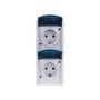 BUSCH-JAEGER 2084-0-0701 Toma de corriente con tapa abatible vertical IP44