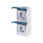 BUSCH-JAEGER 2084-0-0701 Toma de corriente con tapa abatible vertical IP44