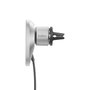 Belkin BoostCharge Pro Cargador Magnético Inalámbrico para Coche Qi2 (15W), Plata/Blanco, Incluye Fuente de 20W