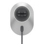 Belkin BoostCharge Pro Cargador Magnético Inalámbrico para Coche Qi2 (15W), Plata/Blanco, Incluye Fuente de 20W