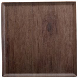 1946 Fuente Melamina Woody Baker 30x30 cm Imitación Madera Libre de BPA Resistente -20°C a +70°C Apto Lavavajillas