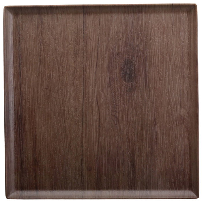 1946 Fuente Melamina Woody Baker 30x30 cm Imitación Madera Libre de BPA Resistente -20°C a +70°C Apto Lavavajillas