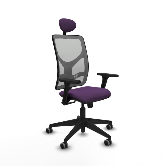 PIQUERAS Y CRESPO Silla de oficina Motilla con Mecanismo Sincro, Morado y Gris PIQUERAS Y CRESPO Silla de oficina Motilla con Mecanismo Sincro, Morado y Gris