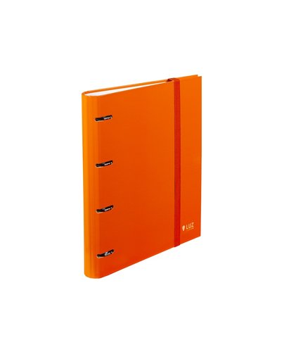 CARCHIVO Carpebloc Cartón Forrado A4 Naranja con 4 Anillas Mixtas y Hojas Cuadrículas (Set de 2) CARCHIVO Carpebloc Cartón Forrado A4 Naranja con 4 Anillas Mixtas y Hojas Cuadrículas (Set de 2)