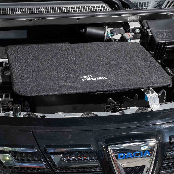 Armster Frunk para Dacia Primavera 2021- V01785 con Tapa Protectora Elástica y 20 Litros de Capacidad