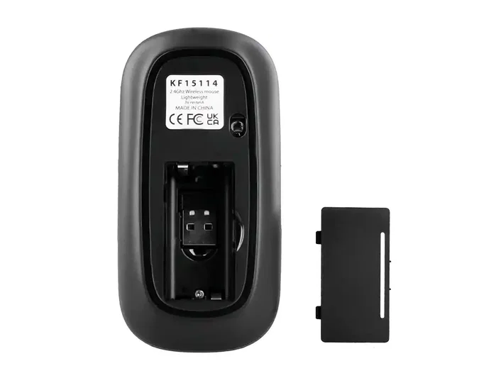 Q-connect Ratón Óptico Inalámbrico Silencioso Negro Q-connect Ratón Óptico Inalámbrico Silencioso Negro