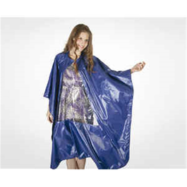 Bifull Capa de Corte Azul con Ventana CD07L para Peluquería y Barbería Profesional