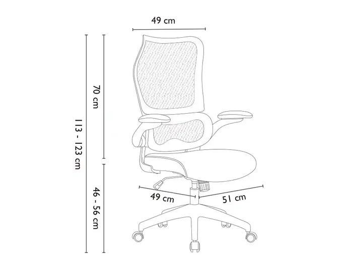 Q-connect Silla Oficina Catania Malla Respaldo Transpirable Altura Ajustable Ruedas Premium Color Gris Blanco