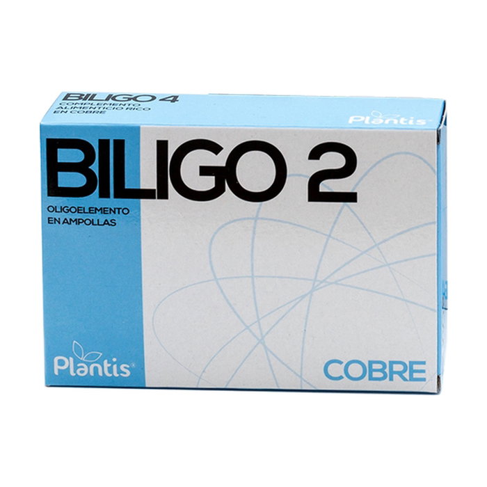 Plantis Biligo 2 Cobre 20 ampollas de 2ml Plantis Biligo 2 Cobre 20 ampollas de 2ml
