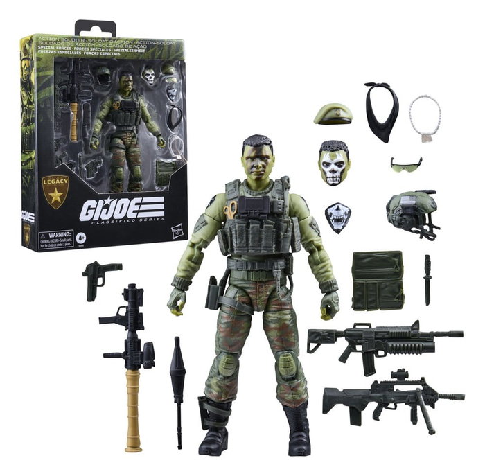 Hasbro G.I. Joe Classified Series Legacy Collection Soldado de Acción Fuerzas Especiales 15 cm