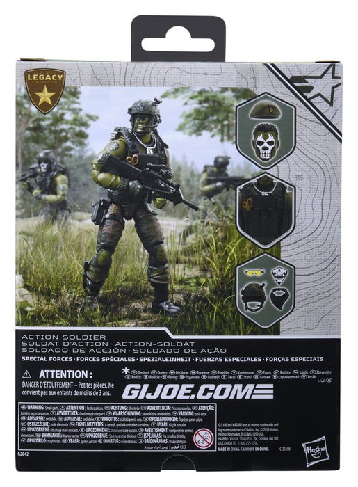 Hasbro G.I. Joe Classified Series Legacy Collection Soldado de Acción Fuerzas Especiales 15 cm