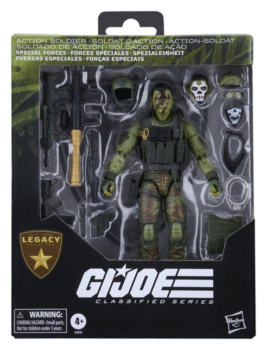 Hasbro G.I. Joe Classified Series Legacy Collection Soldado de Acción Fuerzas Especiales 15 cm