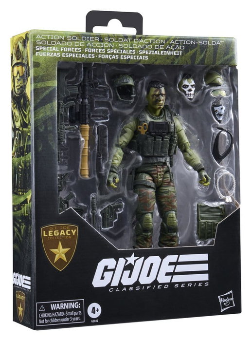 Hasbro G.I. Joe Classified Series Legacy Collection Soldado de Acción Fuerzas Especiales 15 cm