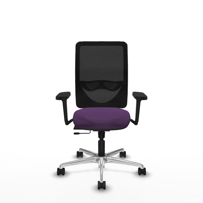 PIQUERAS Y CRESPO Silla de oficina Zulema con mecanismo Sincro/Traslack, Morado y Negro PIQUERAS Y CRESPO Silla de oficina Zulema con mecanismo Sincro/Traslack, Morado y Negro