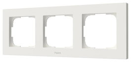 Aqara Switch Frame H2 EU 3-gang blanco