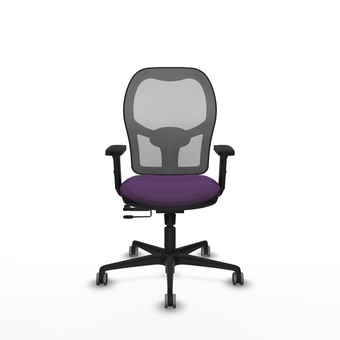 PIQUERAS Y CRESPO Silla de oficina Jorquera con mecanismo Sincro/Traslack, Morado y Gris PIQUERAS Y CRESPO Silla de oficina Jorquera con mecanismo Sincro/Traslack, Morado y Gris