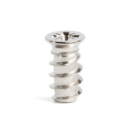 UCAFIX Tornillo Euro 6.3x13 Ø Cabeza 7.2Mm Niquel (Set de 100)