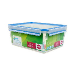 Emsa 508546 Caja de conservación rectangular con tapa, 3.7 litros