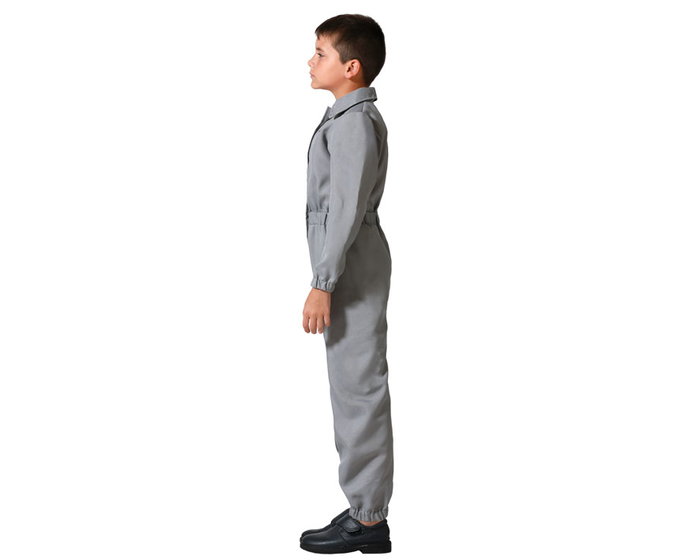Exterminador - Disfraz Cazafantasmas para Niño 7-9 Años, Mono Gris de Agente Secreto para Carnaval y Halloween Exterminador - Disfraz Cazafantasmas para Niño 7-9 Años, Mono Gris de Agente Secreto para Carnaval y Halloween