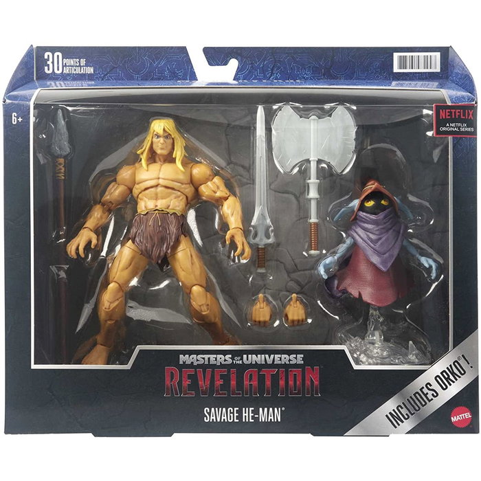 Mattel Masters of the Universe - He-Man Savage Deluxe Figura Masterverse Mattel Masters of the Universe - He-Man Savage Deluxe Figura Masterverse