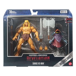 Mattel He-Man Masterverse Figura Articulada 18cm Coleccion Masters of the Universe Revelation con Accesorios