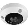 Hikvision DS-2CD63C5G1-IVS Cámara IP Seguridad 12MP Fisheye 1.29mm, Interior/Exterior IP67, Visión Nocturna IR 15m, WDR, H.265+, MicroSD, PoE