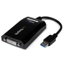 StarTech.com Adaptador USB 3.0 a DVI / VGA, 2048 x 1152, Convertidor Gráfico Externo para Monitor, Compatible Mac y Windows