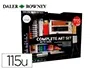 Lapices Daler Rowney Set Arte Completo Con Caballete De 115 Piezas