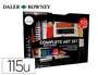 Lapices Daler Rowney Set Arte Completo Con Caballete De 115 Piezas