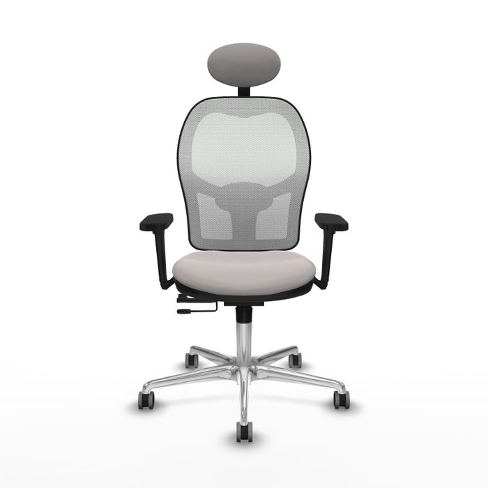 PIQUERAS Y CRESPO Silla de oficina Jorquera con mecanismo Sincro/Traslack en Blanco