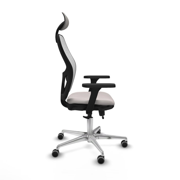 PIQUERAS Y CRESPO Silla de oficina Jorquera con mecanismo Sincro/Traslack en Blanco