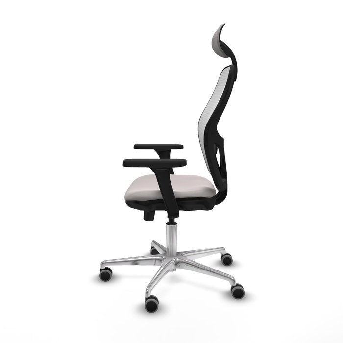 PIQUERAS Y CRESPO Silla de oficina Jorquera con mecanismo Sincro/Traslack en Blanco