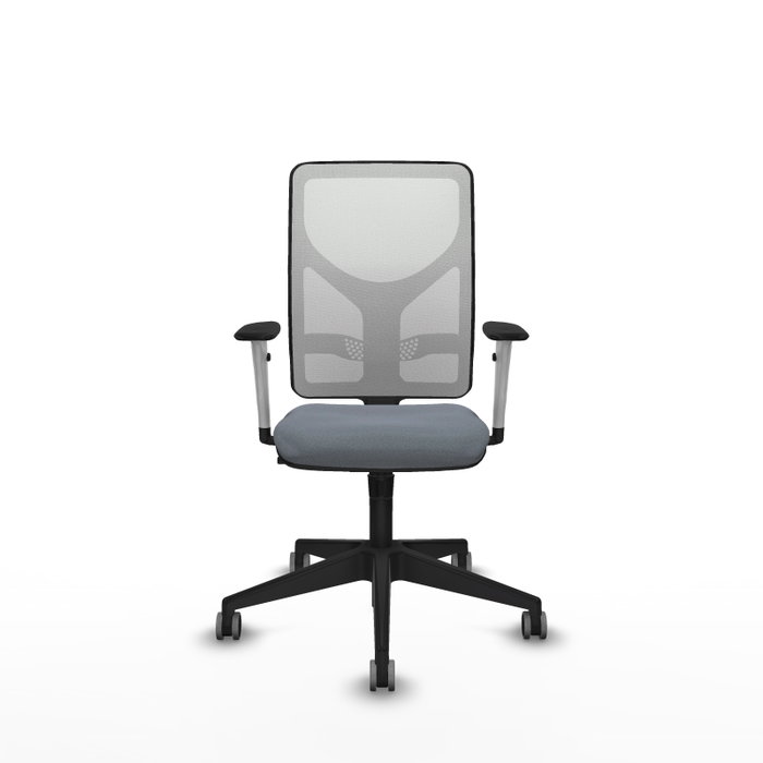 PIQUERAS Y CRESPO Silla de oficina Motilla con mecanismo Sincro, Gris y Blanca PIQUERAS Y CRESPO Silla de oficina Motilla con mecanismo Sincro, Gris y Blanca