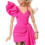 Barbie Muñeca Deluxe con Vestido Rosa Asimétrico