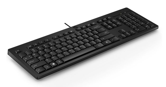 HP Teclado 125 Alámbrico - Distribución Nórdica (Nordic) para Productividad Diaria HP Teclado 125 Alámbrico - Distribución Nórdica (Nordic) para Productividad Diaria
