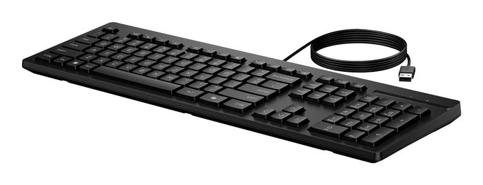 HP Teclado 125 Alámbrico - Distribución Nórdica (Nordic) para Productividad Diaria HP Teclado 125 Alámbrico - Distribución Nórdica (Nordic) para Productividad Diaria