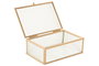 DKD Home Decor Joyero Dorado 11 x 15 x 5.5 cm Cristal Metal