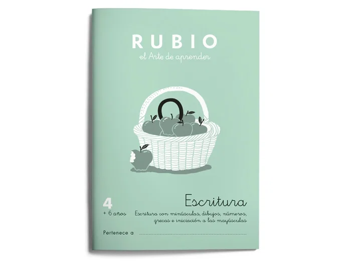Rubio Cuaderno de Caligrafía Nº 4 Rubio Cuaderno de Caligrafía Nº 4