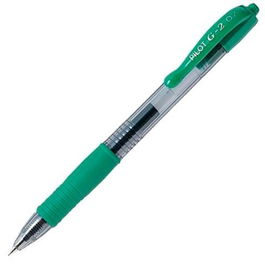 Pilot Bolígrafo Tinta de Gel G-2 0.7 Retráctil Verde