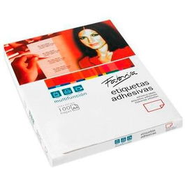 Fabrisa Etiquetas Adhesivas Multifunción C-Rectos 105x42,4 mm 14 X 100H Blanco