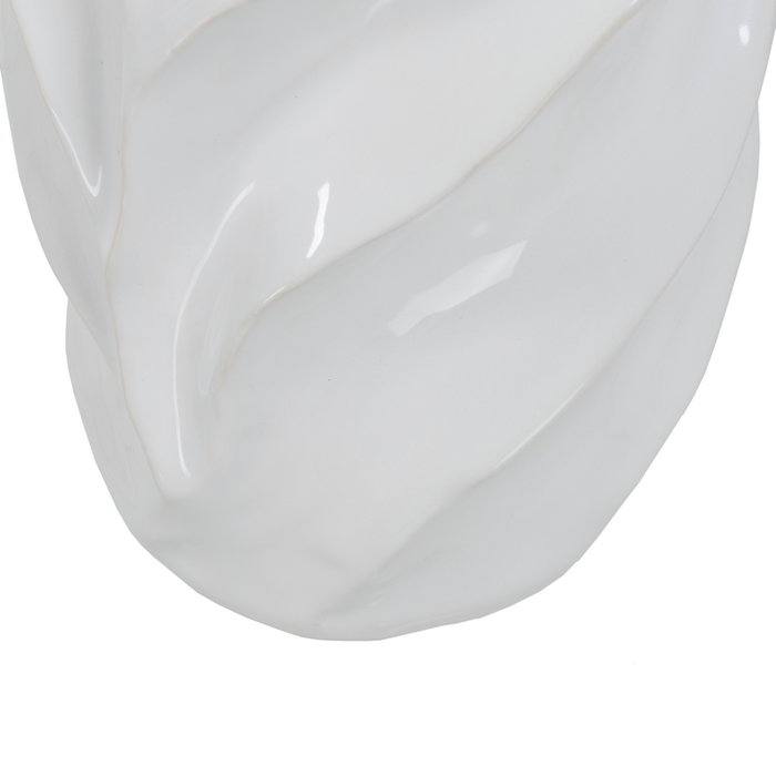 Jarrón Blanco Cerámica Decoración 16 X 15 X 44 cm