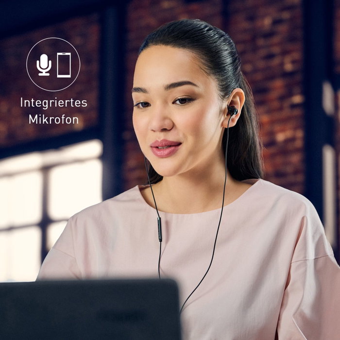 Panasonic RP-TCM225DEK Auriculares in-ear USB-C Negro