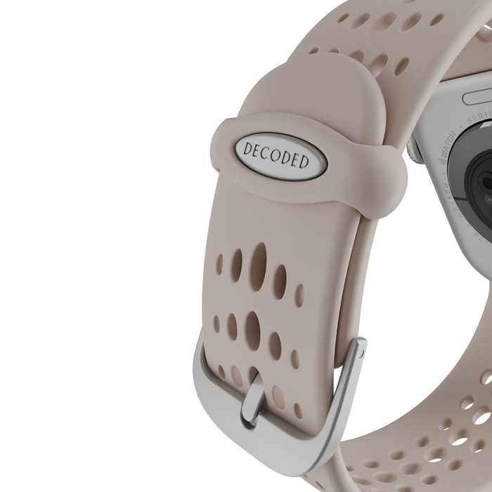 Decoded Silicone Ares O Strap para Apple Watch 40/42mm Clay