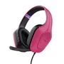 Trust Gaming Auriculares Gaming GXT 415 Zirox con Micrófono Jack 3.5mm Rosas para PC y Consola Ligeros y Cómodos