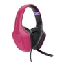 Trust Gaming Auriculares Gaming GXT 415 Zirox con Micrófono Jack 3.5mm Rosas para PC y Consola Ligeros y Cómodos