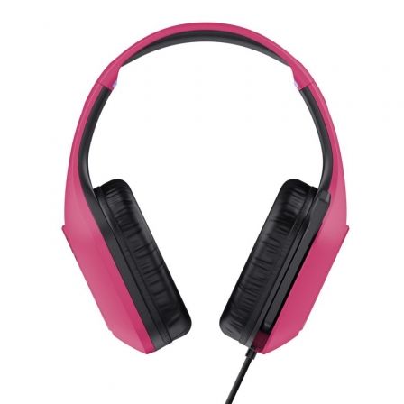 Trust Gaming Auriculares Gaming GXT 415 Zirox con Micrófono Jack 3.5mm Rosas para PC y Consola Ligeros y Cómodos