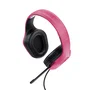 Trust GXT 415P Zirox Auriculares Gaming Alámbrico con Micrófono Plegable, Diadema Ajustable, Color Rosa, Cable 2m, Jack 3.5mm, Altavoces 50mm, Compatible PC y Consolas